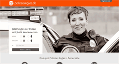 Desktop Screenshot of polizeisingles.de