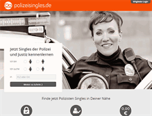 Tablet Screenshot of polizeisingles.de